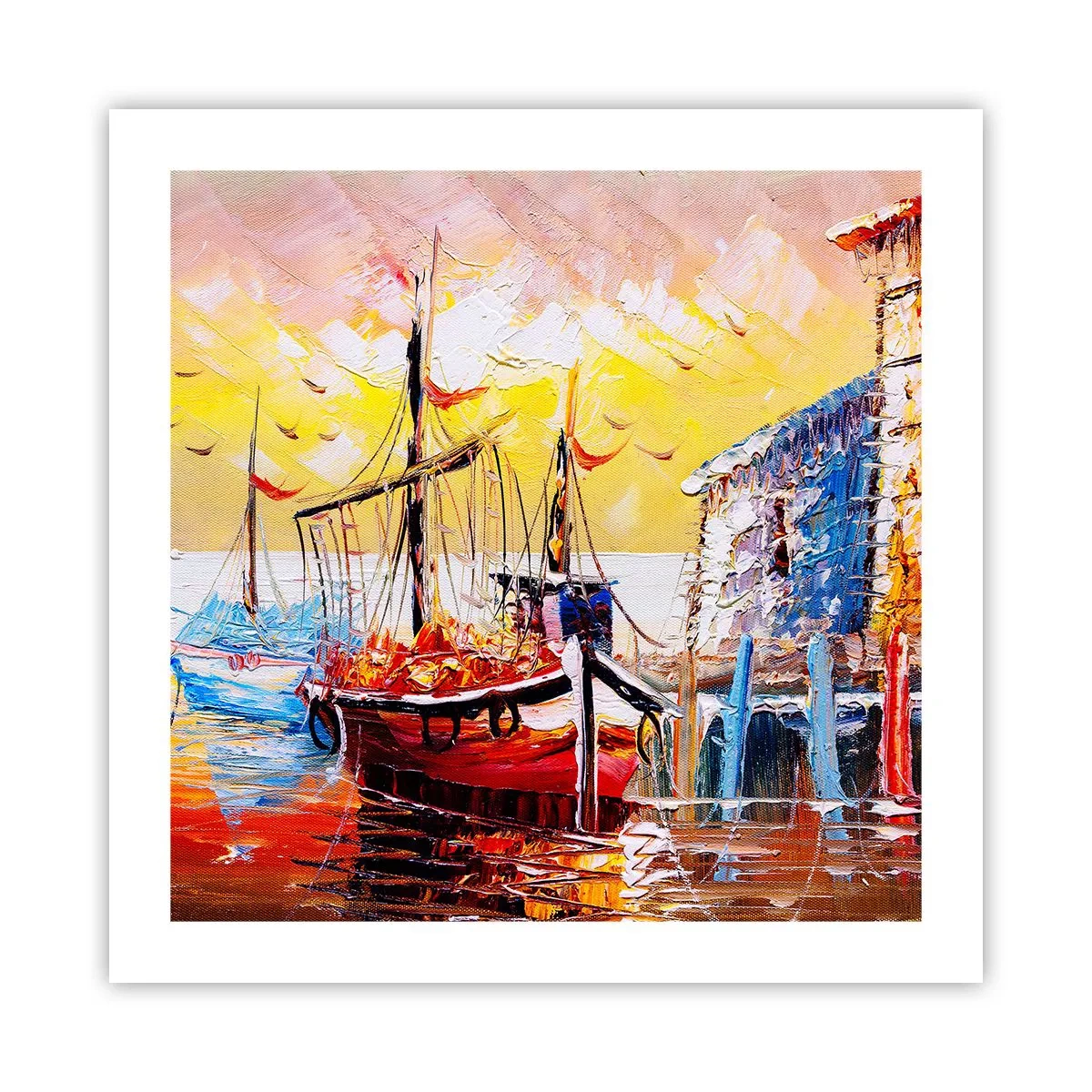 Poster - Întoarcere fericită - 50x50 cm