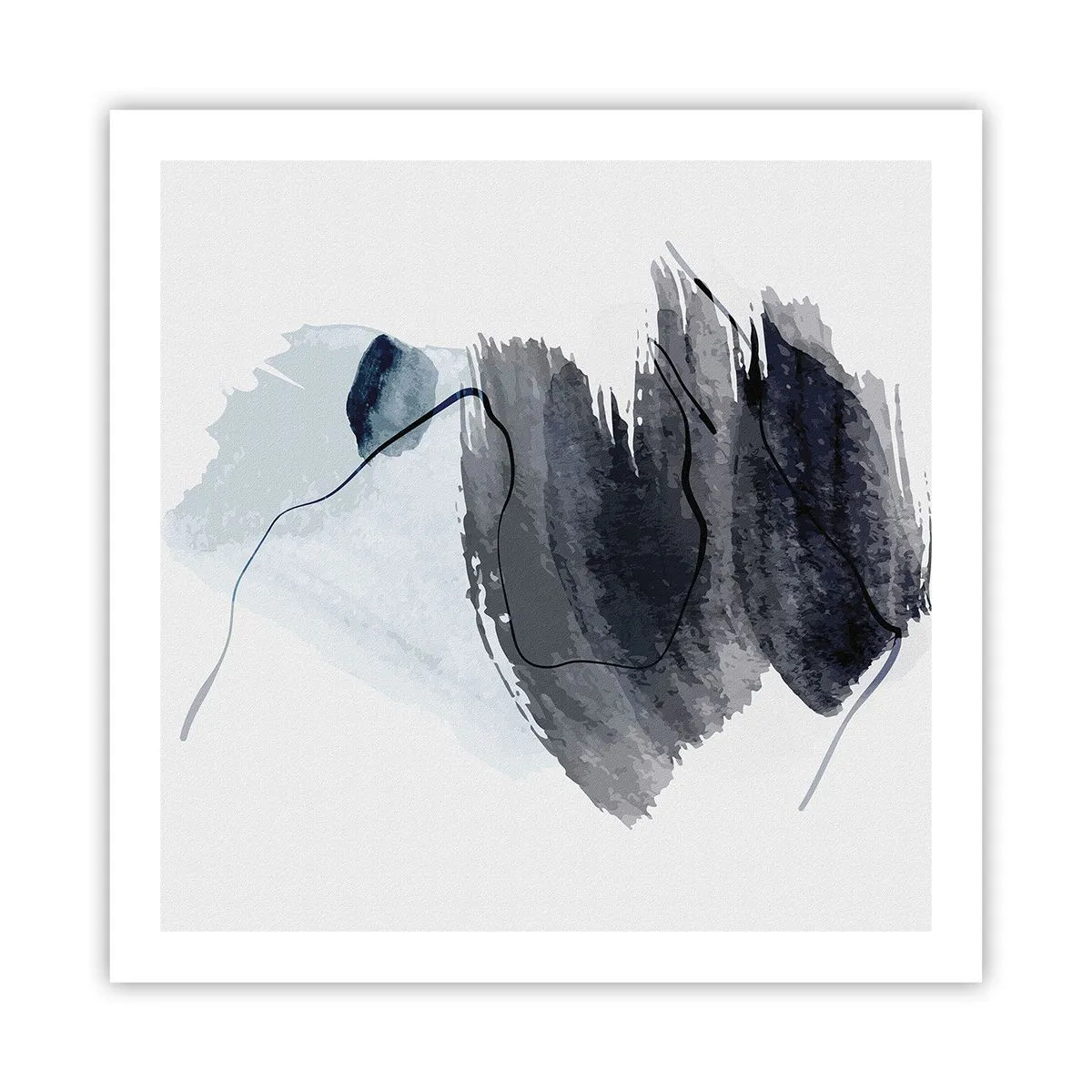 Poster - Intensitate și mișcare - 60x60 cm