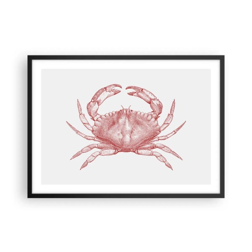 Poster în ramă neagră - Crab peste crabi - 70x50 cm