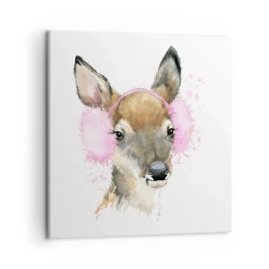 Tablou pe pânză - Și gerul nu mai este înfricoșător - 50x50 cm