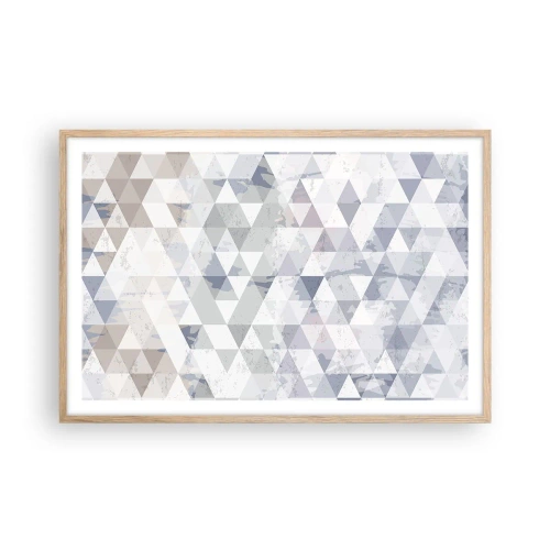 Poster în ramă de stejar deschis - În ritm de trei - 91x61 cm