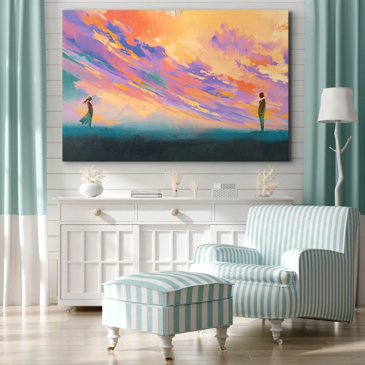 Tablou pe pânză - Puterea de atracție - 100x70 cm