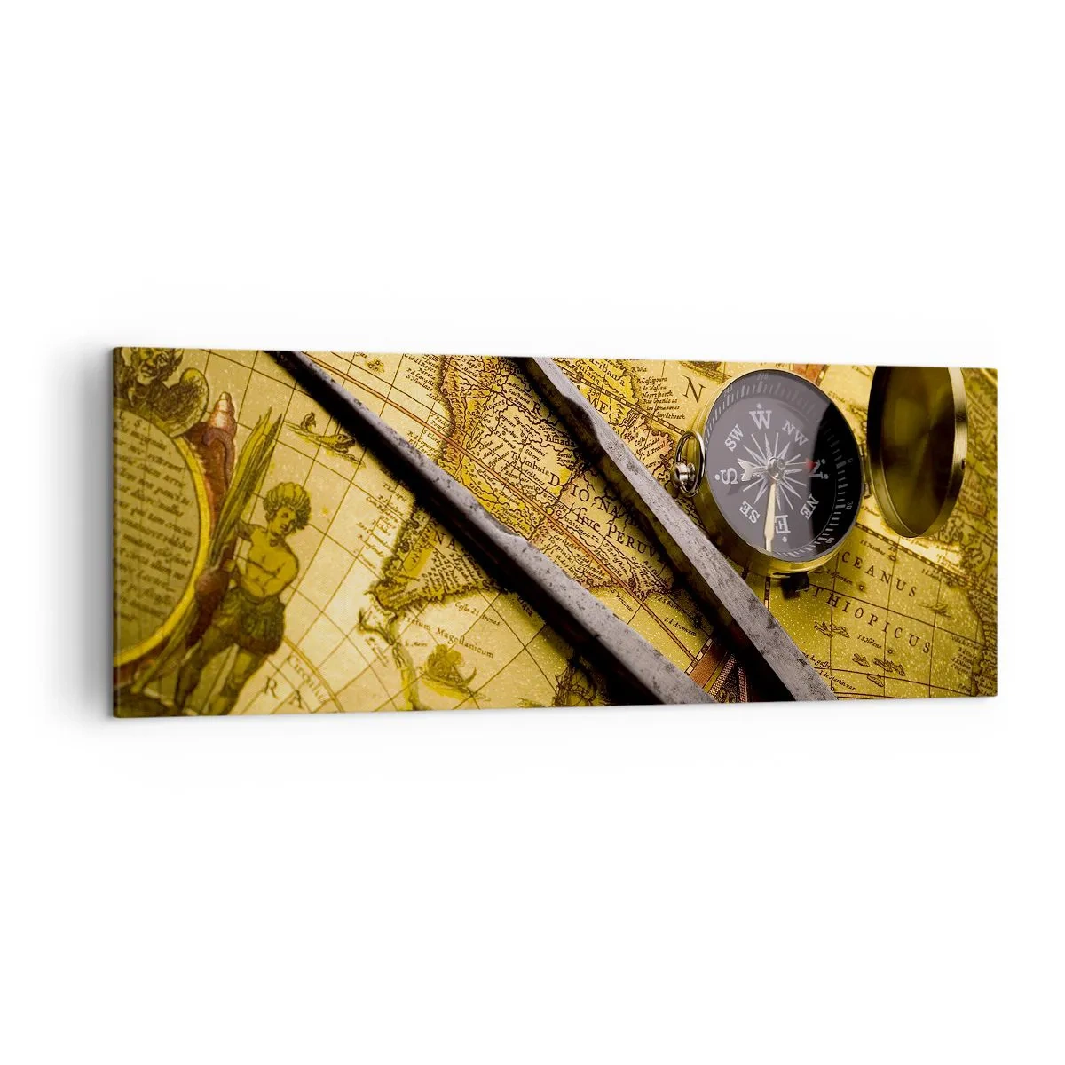 Tablou pe pânză - Unde sunt aceste comori? - 140x50 cm
