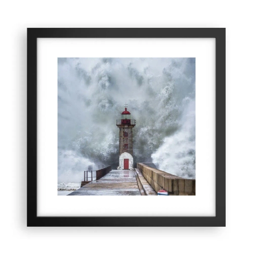 Poster în ramă neagră - Zgomotul apelor, sunetul vântului - 30x30 cm