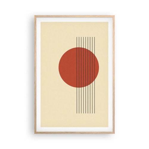 Poster în ramă de stejar deschis - În continuare - 61x91 cm