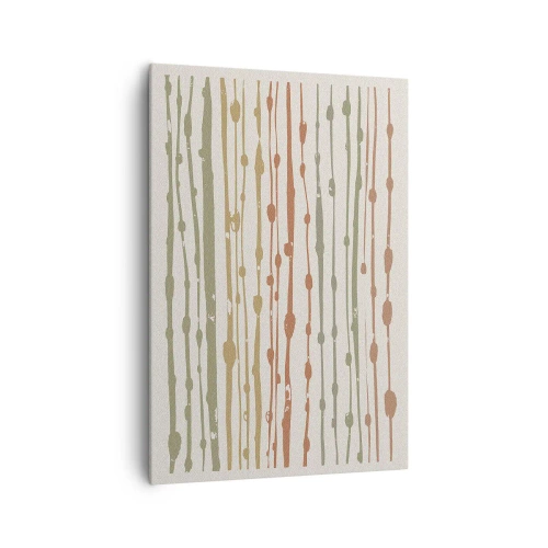 Tablou pe pânză - Notația culorilor muzicale - 70x100 cm