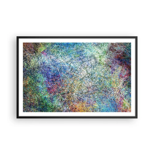 Poster în ramă neagră - Nu este atât de simplu - 91x61 cm