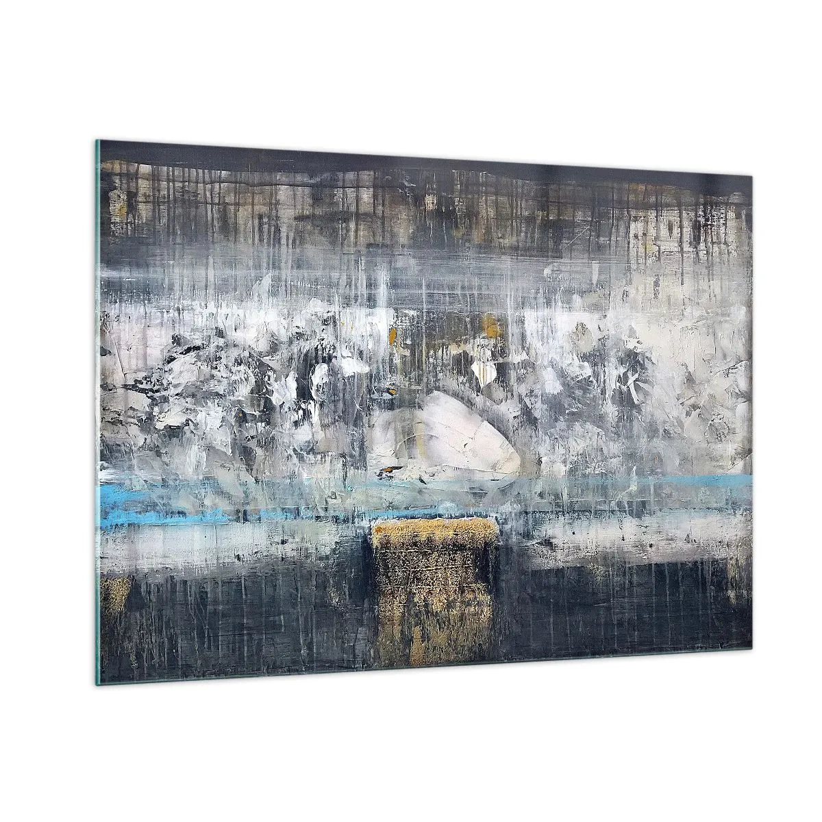 Tablou pe sticlă - Ca pe gheață, ca pe asfalt - 100x70 cm