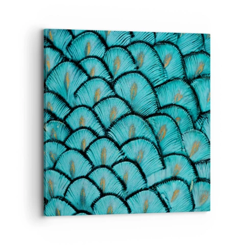 Tablou pe pânză - Marea gală a penelor - 70x70 cm