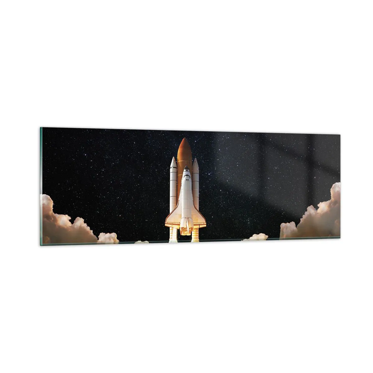 Tablou pe sticlă - Ad astra! - 90x30 cm