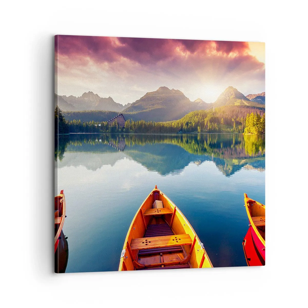 Tablou pe pânză - Nimic împotriva naturii - 60x60 cm