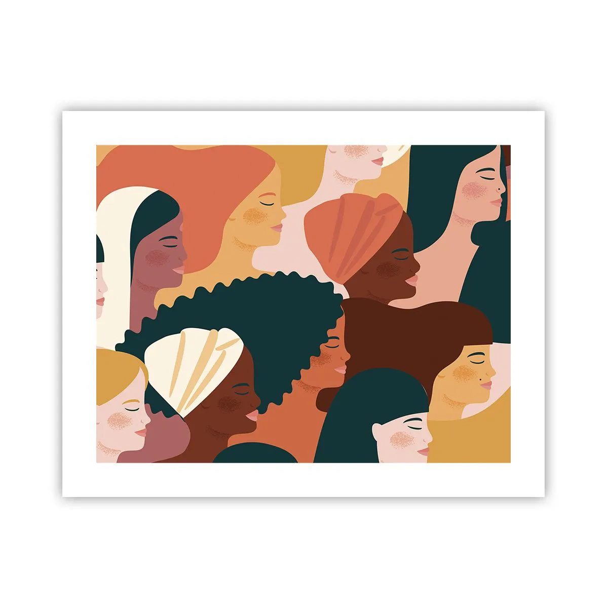 Poster - Numai feminitate - 50x40 cm