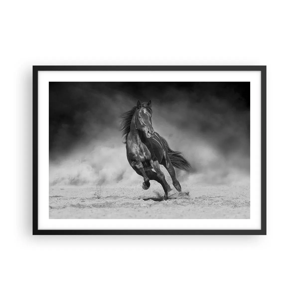 Poster în ramă neagră - Dorința emirului - 70x50 cm