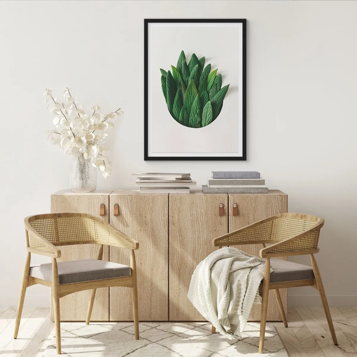 Poster în ramă neagră - Curiozitatea nestăvilită - 40x50 cm