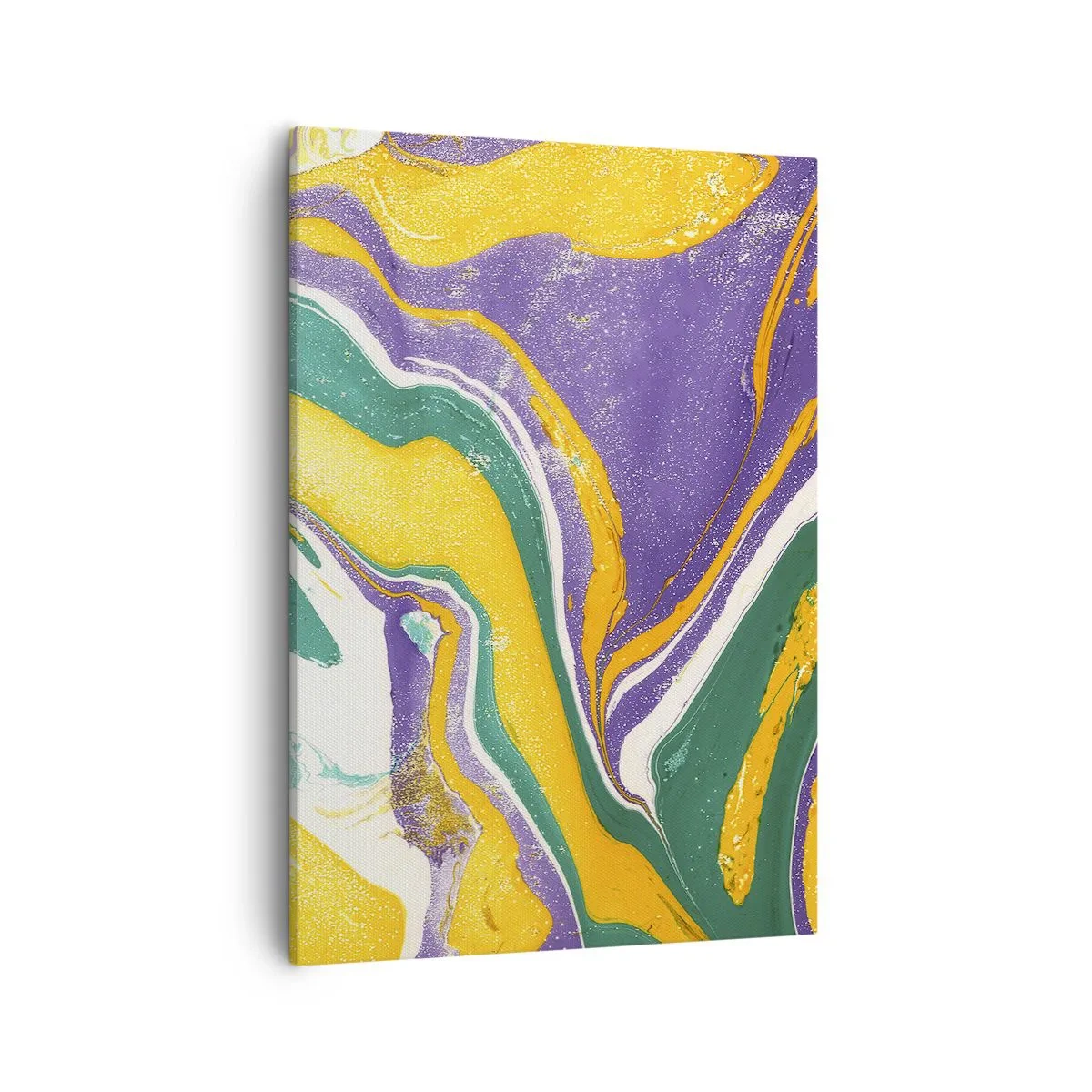 Tablou pe pânză - Valuri de culoare - 50x70 cm