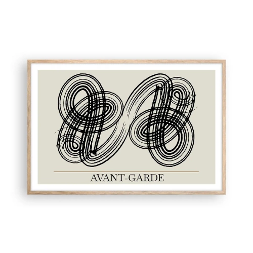 Poster în ramă de stejar deschis - A apărut spontan - 91x61 cm