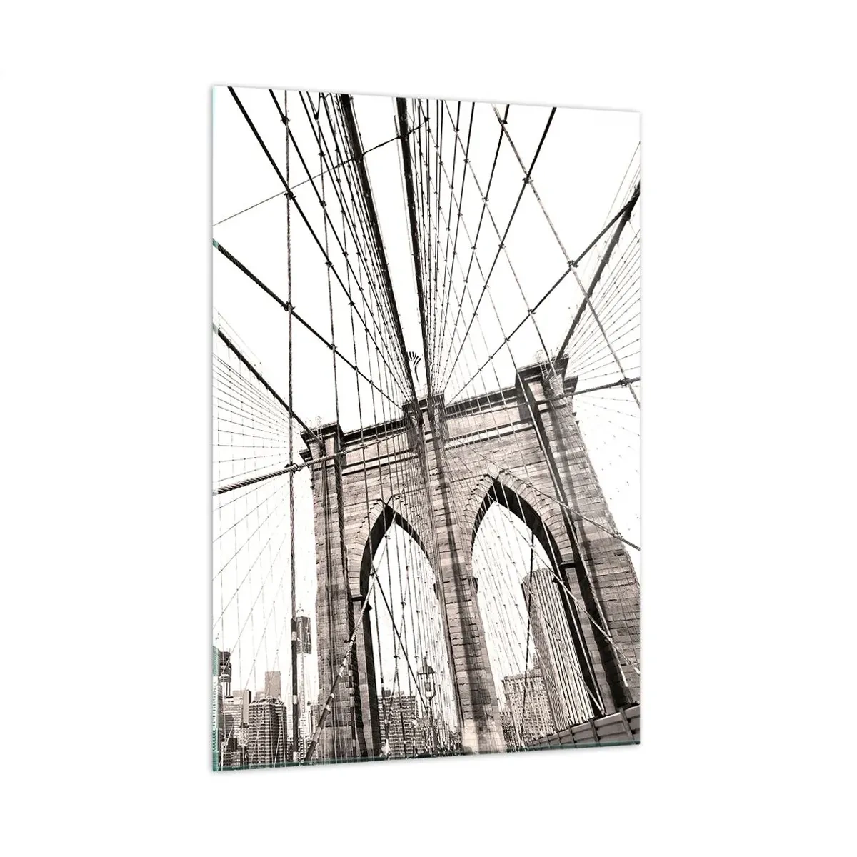 Tablou pe sticlă - Catedrala din New York - 50x70 cm
