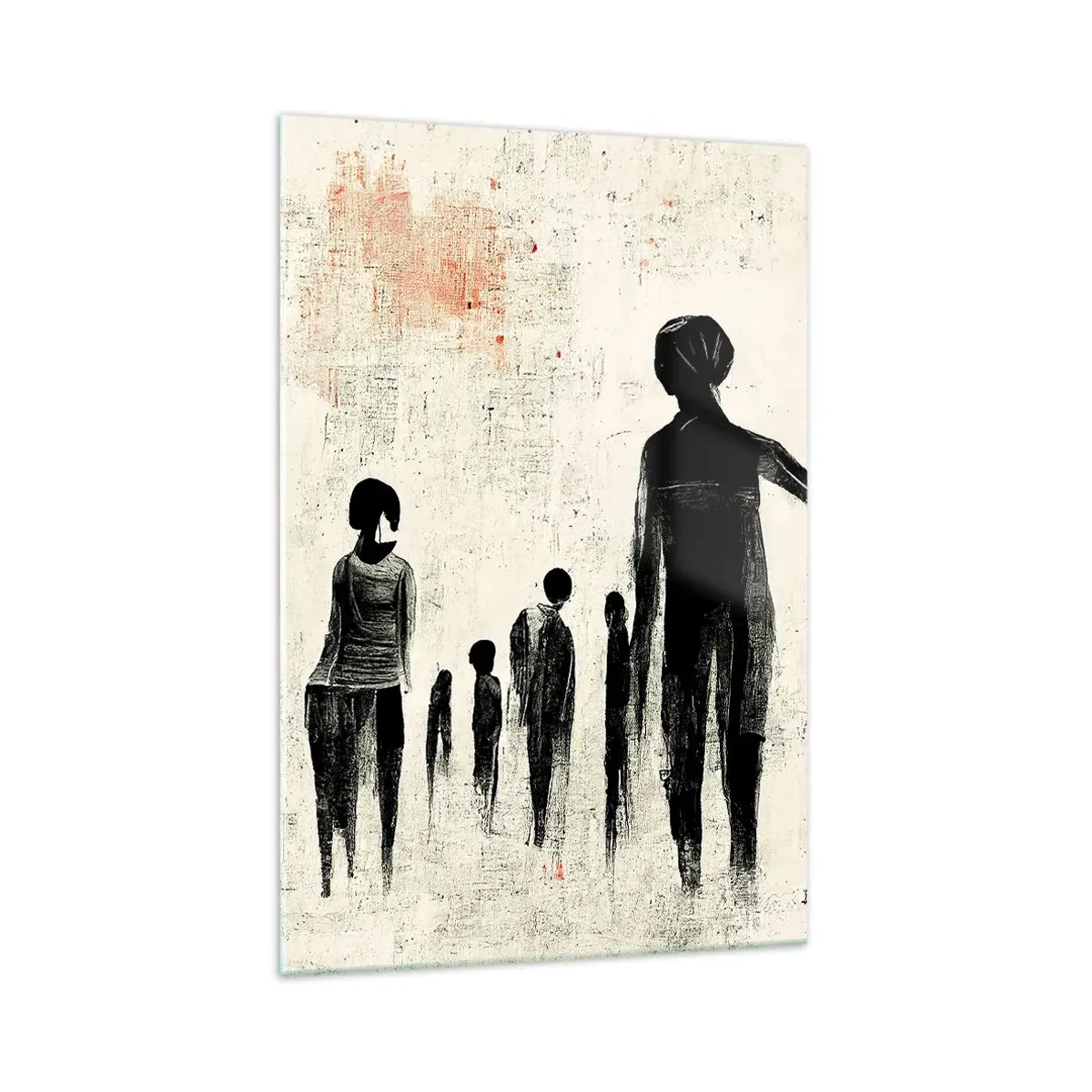 Tablou pe sticlă - Împotriva singurătății - 70x100 cm