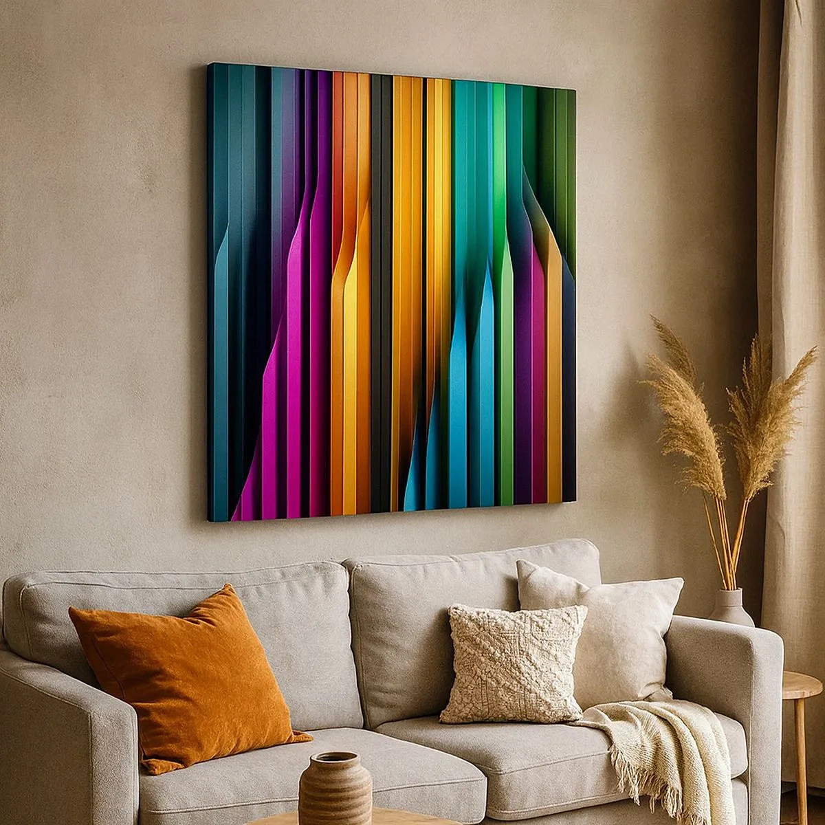 Tablou pe pânză - Orgă de lumină - 30x30 cm