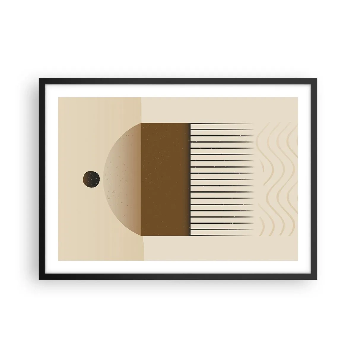 Poster în ramă neagră - Stări diferite - 70x50 cm