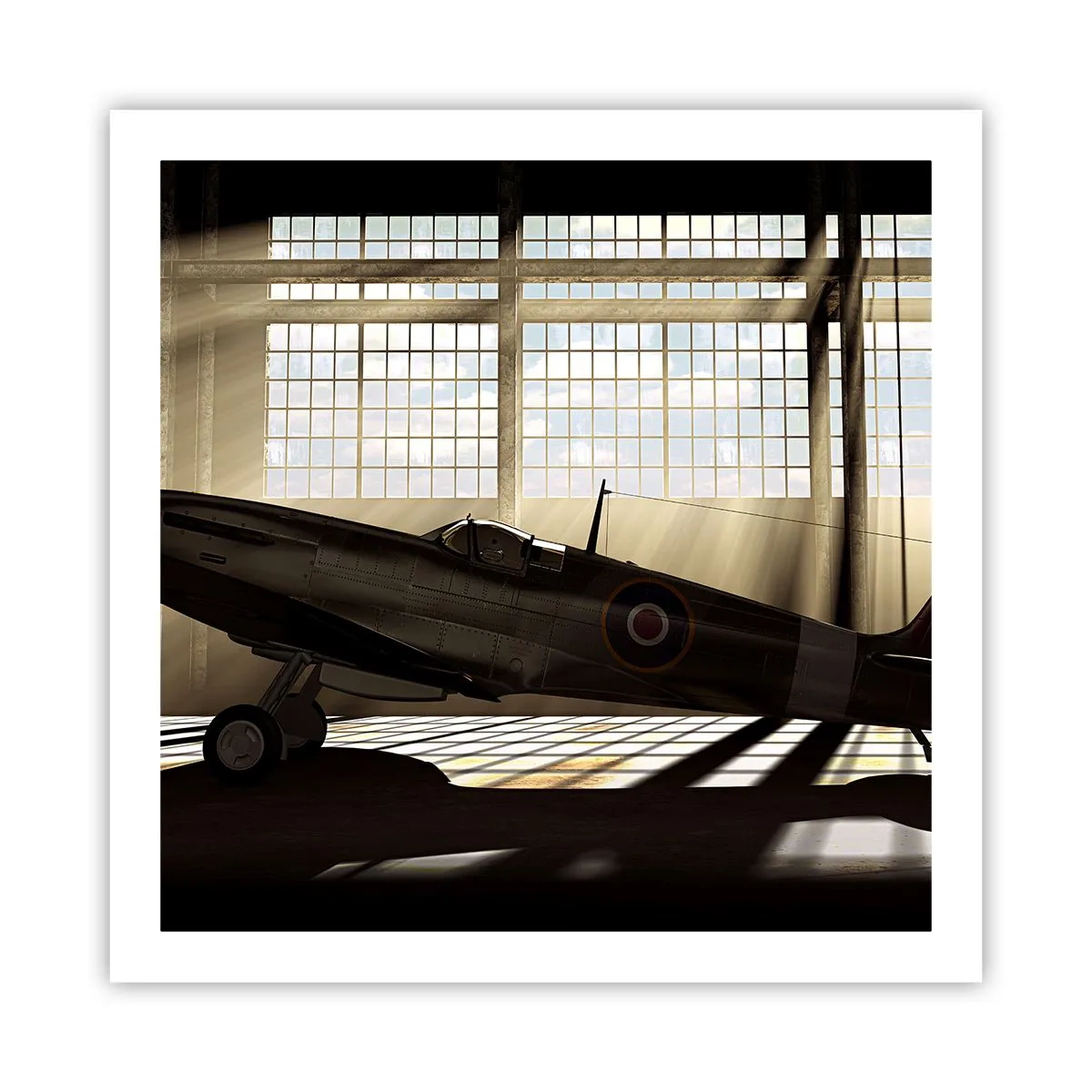 Poster - Odihna războinicului - 60x60 cm