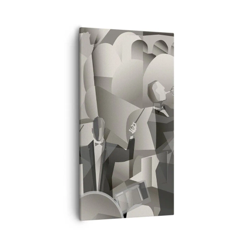 Tablou pe pânză - În spațiul sunetelor - 55x100 cm