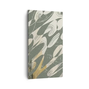 Tablou pe pânză - Abstracție ritmică - 45x80 cm