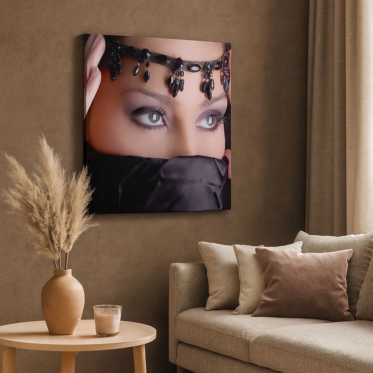 Tablou pe pânză - Mister oriental ispititor - 30x30 cm