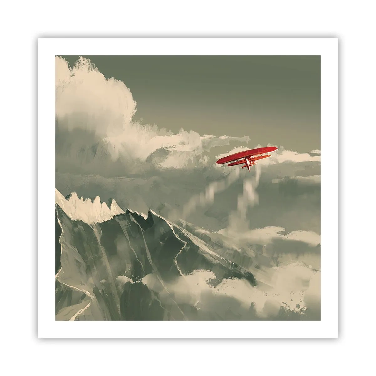 Poster - Un pionier neînfricat - 60x60 cm