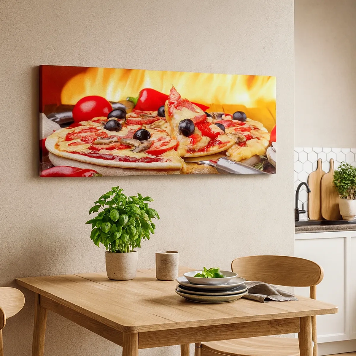 Tablou pe pânză - From Italy with love - 30x30 cm