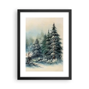 Poster în ramă neagră - Gata pentru Crăciun - 30x40 cm