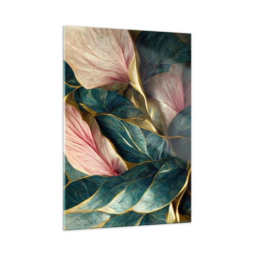 Tablou pe sticlă - Eleganța naturală și stil - 50x70 cm