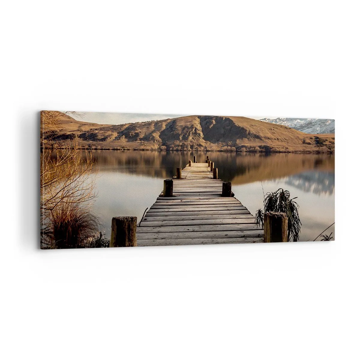 Tablou pe pânză - Peisaj în tăcere - 100x40 cm