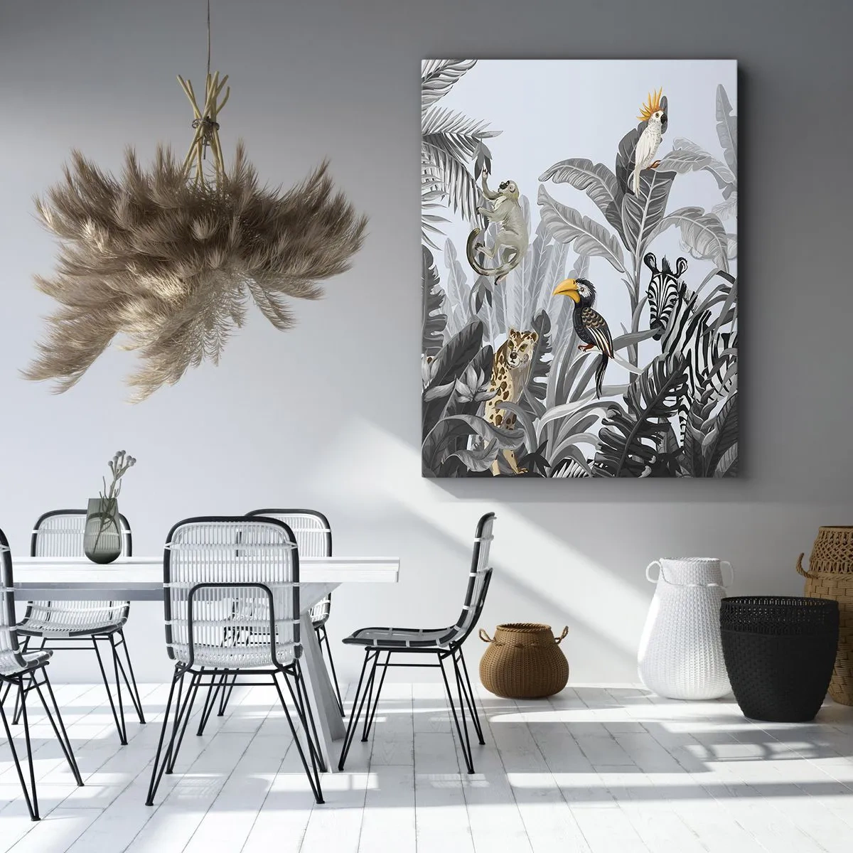 Tablou pe pânză - O fabulă africană - 50x70 cm