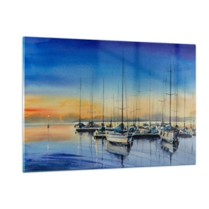 Tablou pe sticlă - Sfârșitul unei zile bune - 120x80 cm
