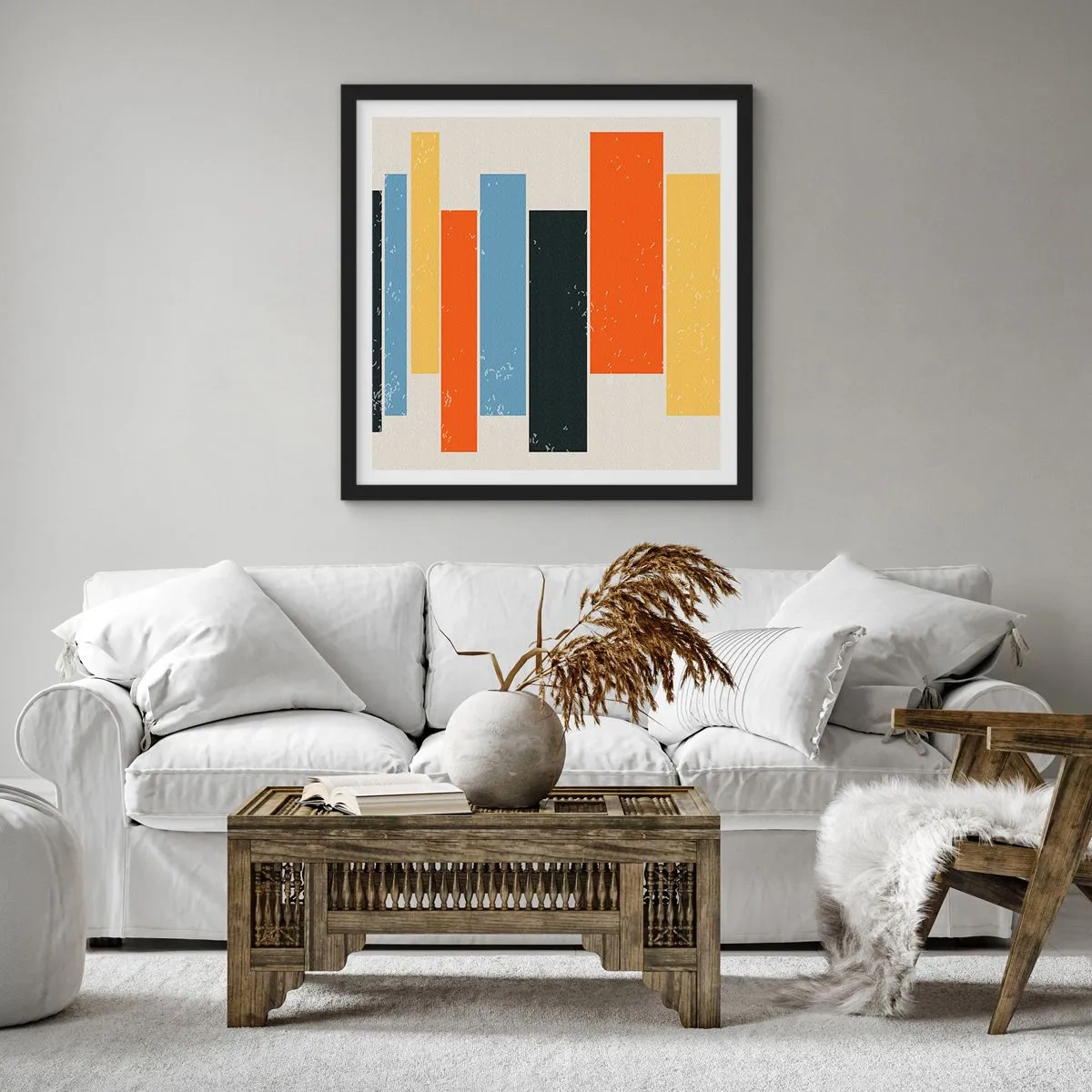Poster în ramă neagră - Înregistrare muzicală - 30x30 cm