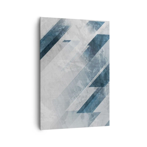 Tablou pe pânză - Compoziția spațială - mișcarea griului - 70x100 cm