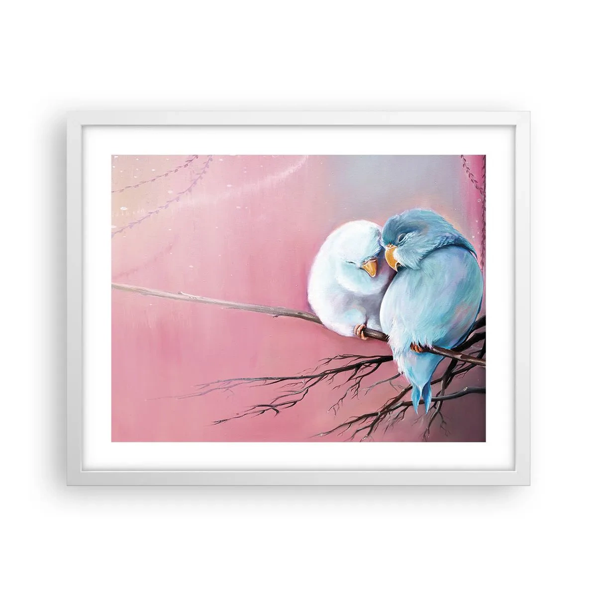 Poster în ramă albă - Ce mai este de adăugat?... - 50x40 cm