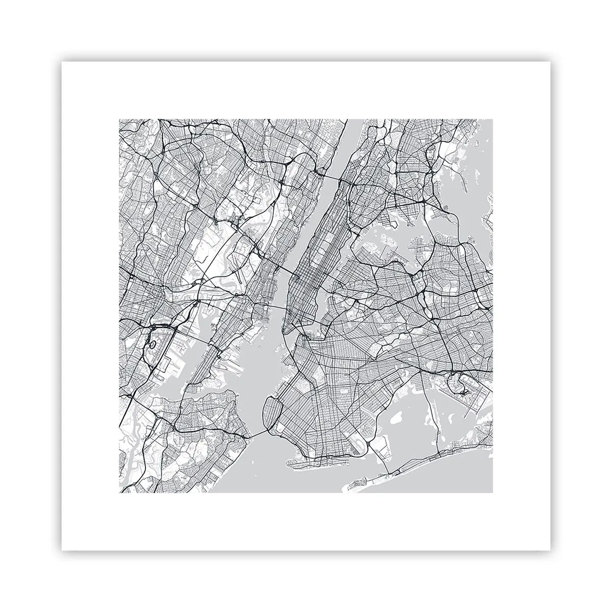 Poster - Anatomia unei metropole - 30x30 cm