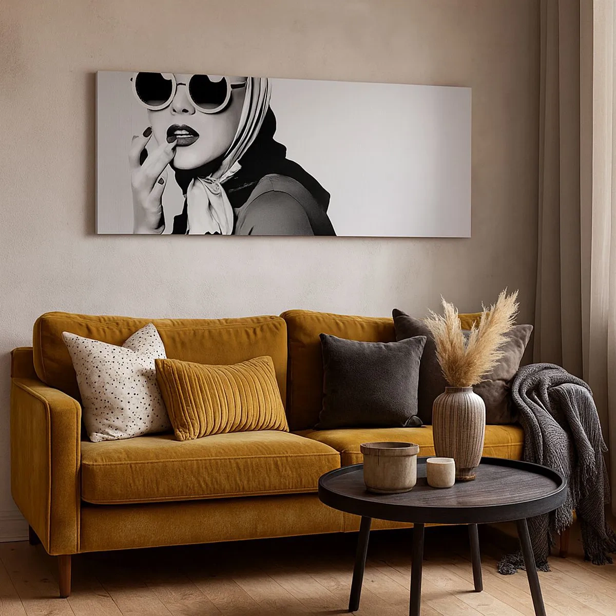 Tablou pe pânză - Salutări din anii `60. - 100x40 cm