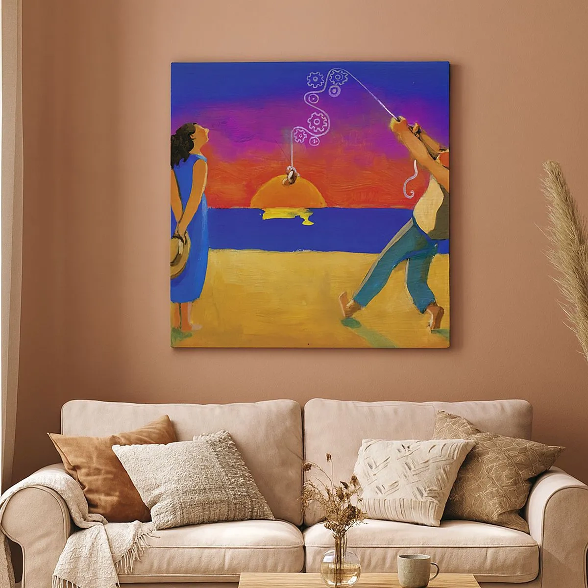 Tablou pe pânză - Mai mult decât o stea din cer - 30x30 cm