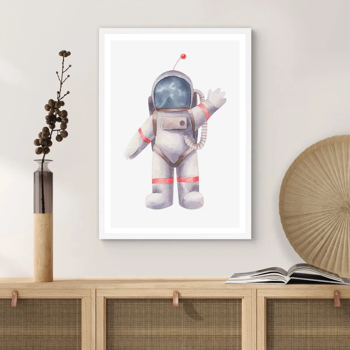 Poster în ramă albă - Pe curând! - 30x40 cm