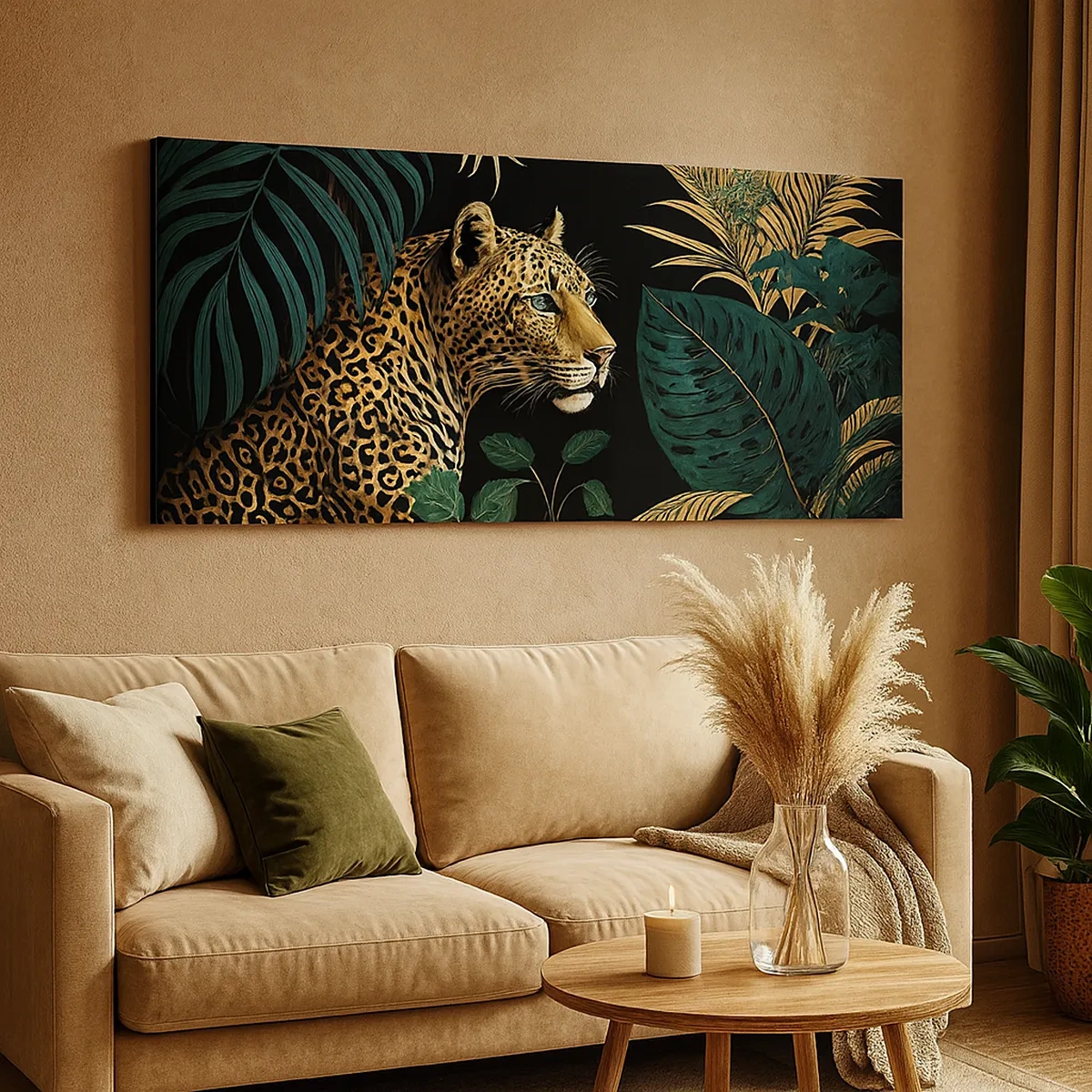 Tablou pe pânză - Domnitorul junglei - 30x30 cm