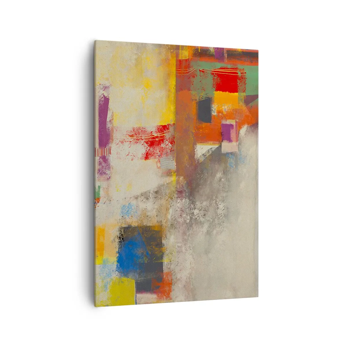 Tablou pe pânză - Geometria culorilor - 70x100 cm