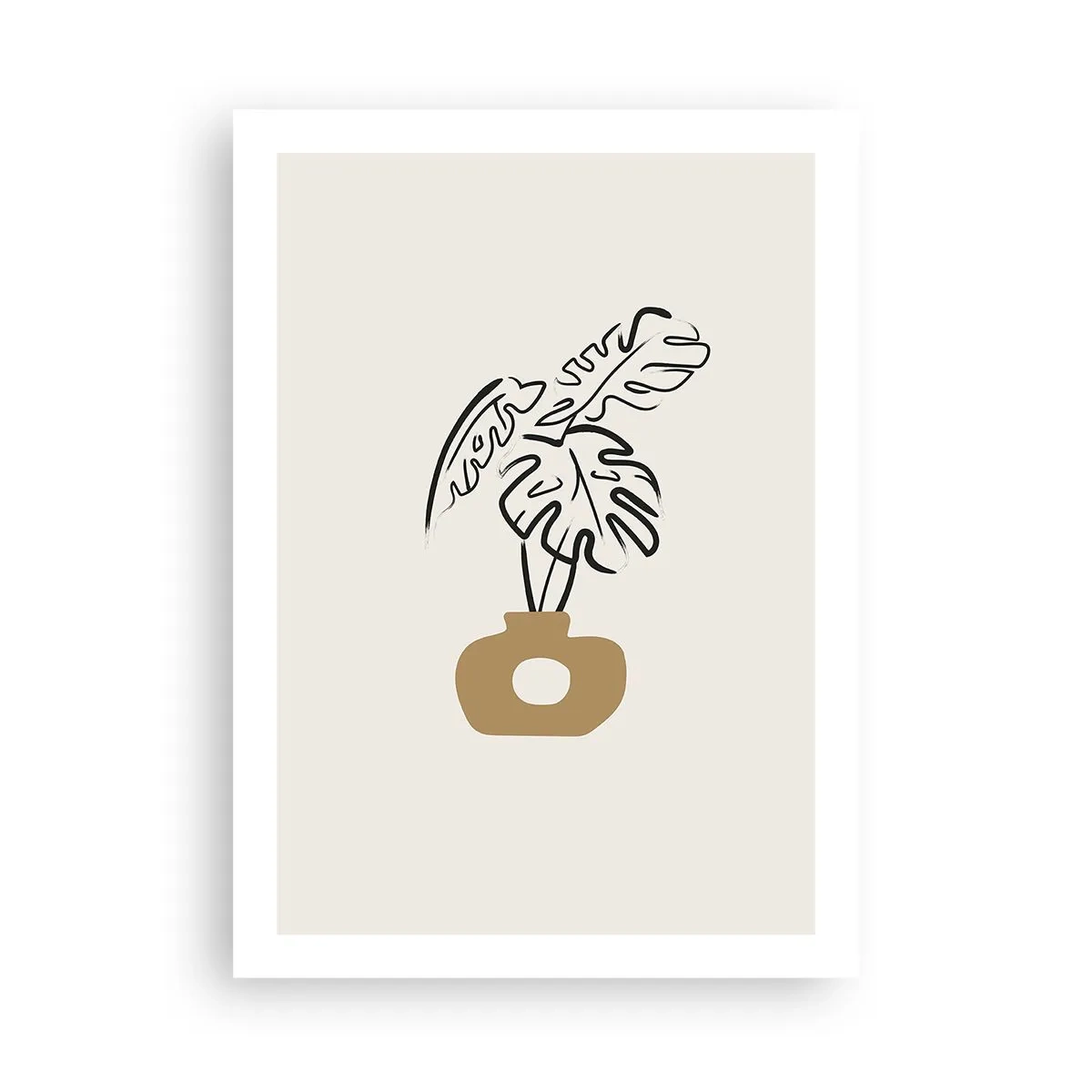 Poster - Monstera - decorarea casei - 50x70 cm