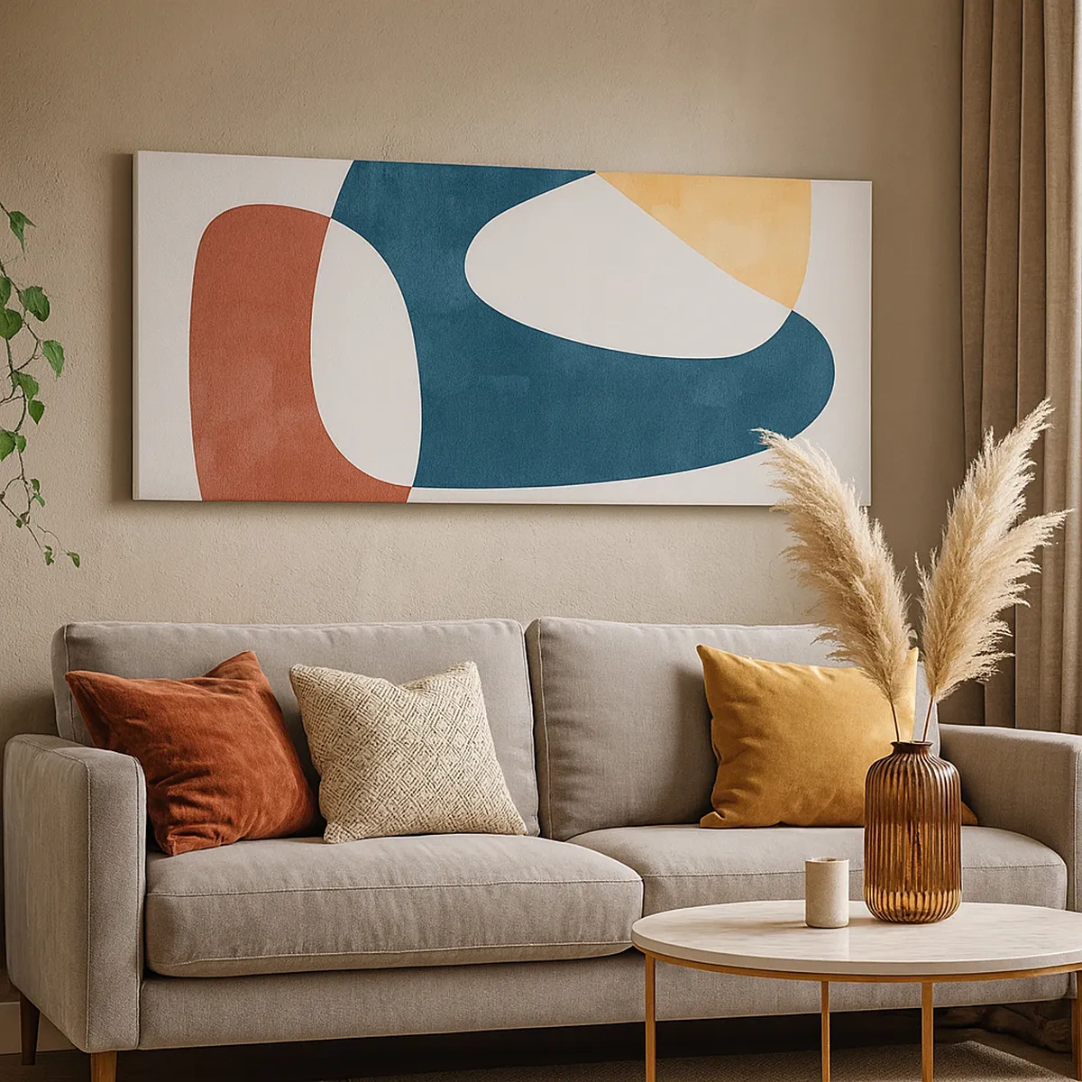 Tablou pe pânză - Influențe și metamorfoze - 30x30 cm