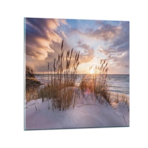 Tablou pe sticlă - Adio soare și vânt - 50x50 cm