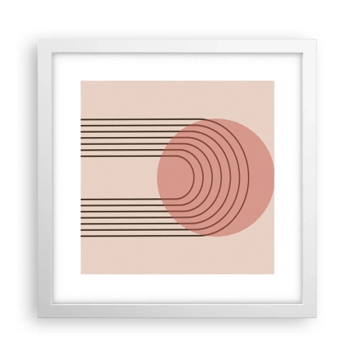 Poster în ramă albă - Atracție irezistibilă - 30x30 cm