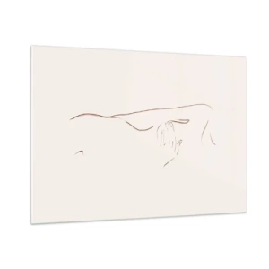 Tablou pe sticlă - Forma dorinței - 100x70 cm