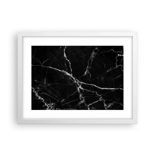 Poster în ramă albă - Viața secretă a unei pietre - 40x30 cm